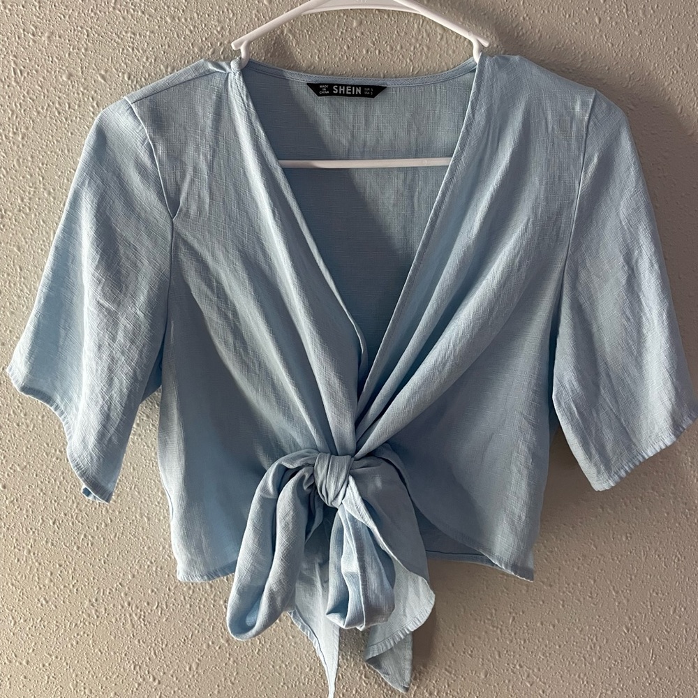 shein tie shirt